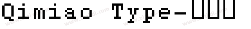 Qimiao Type字体转换